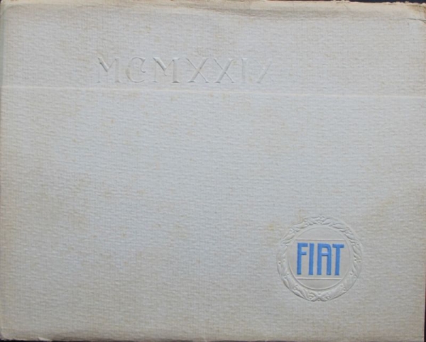 Fiat 521 - 525 Modelprogram 1929 Carbrochure-Map (0345)
